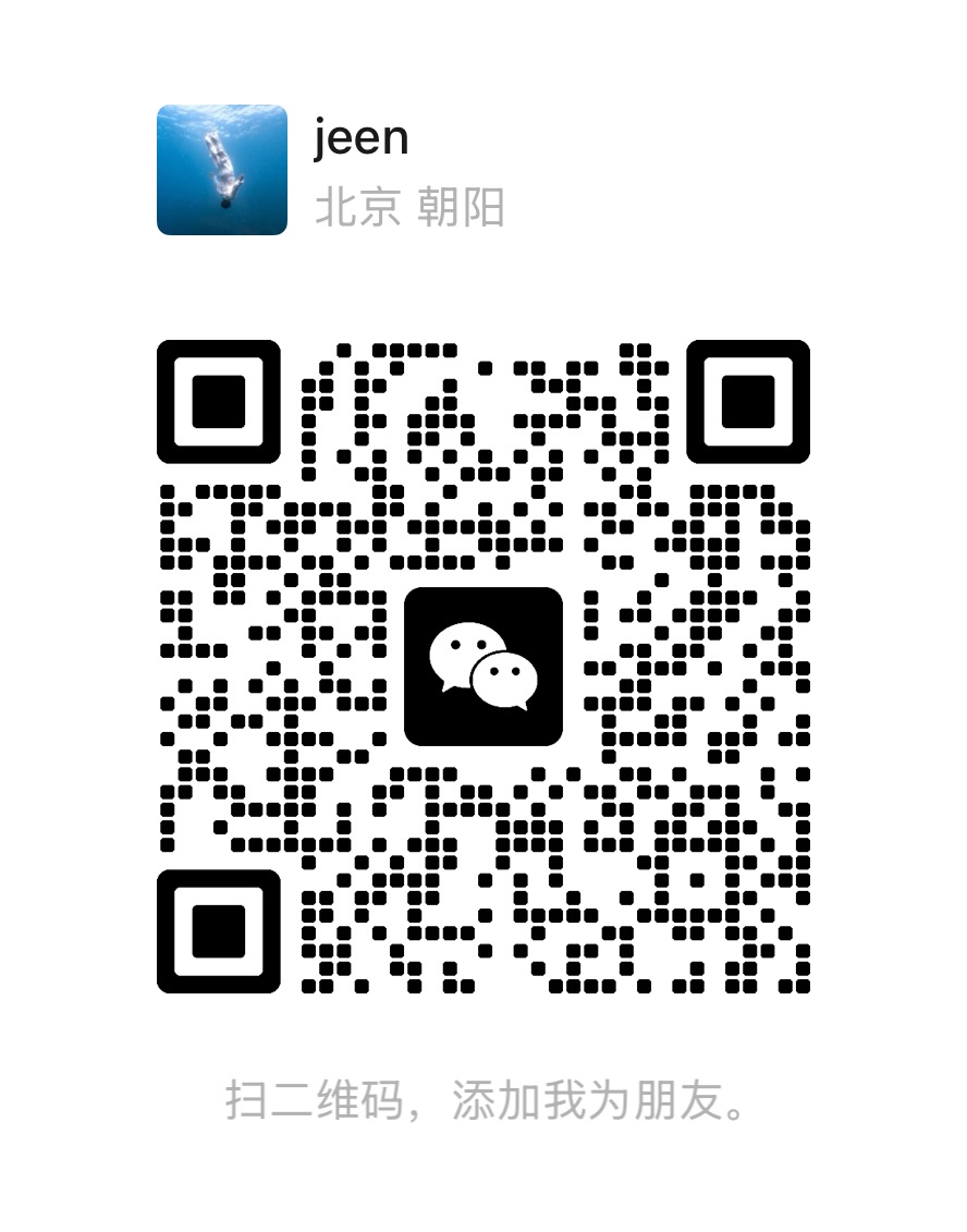 jeen 的微信二维码，微信号 A-ZJM-Yo